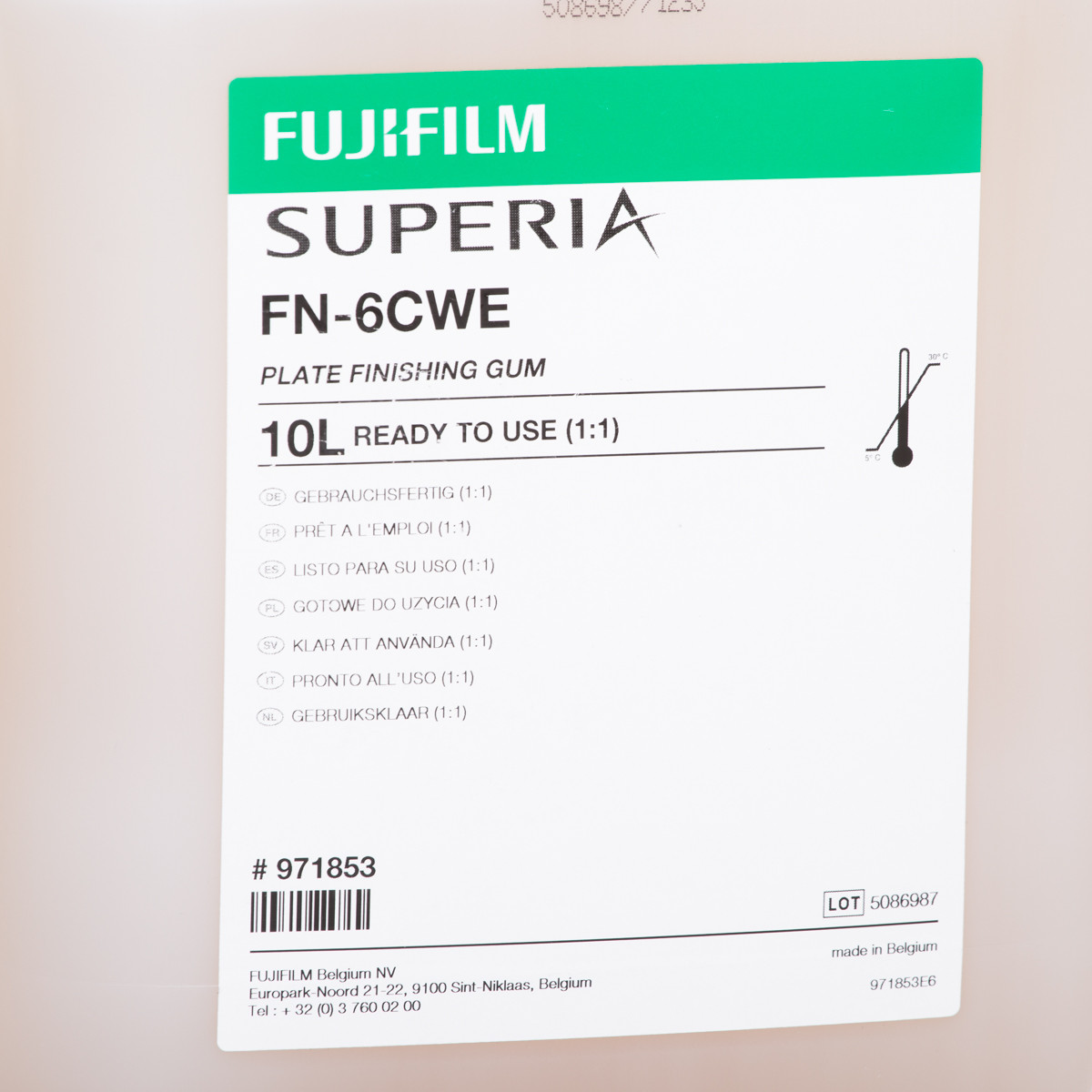 FUJI FN-6CWE FINISH GUM RTU 10 lit