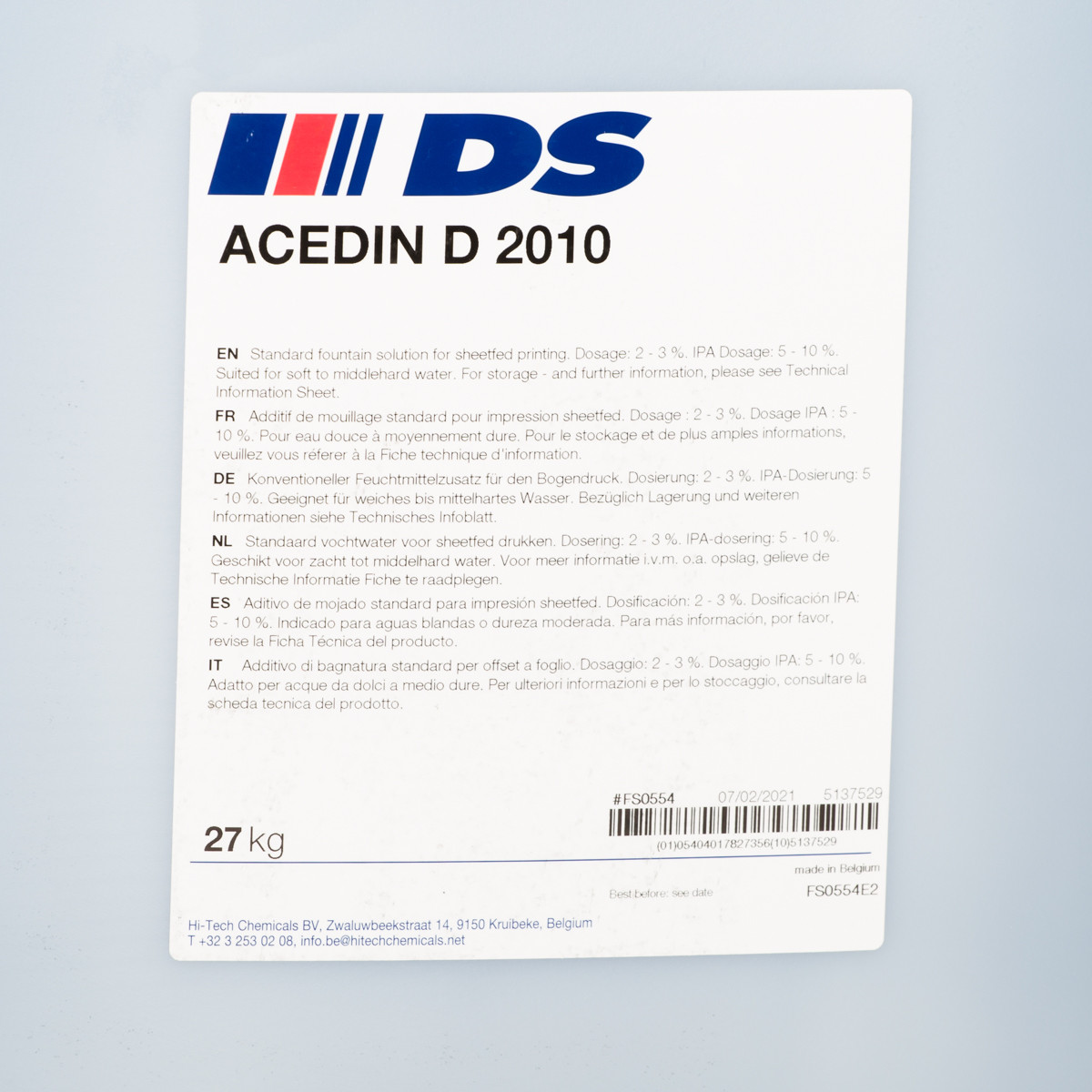 ACEDIN D 2010 27 kg