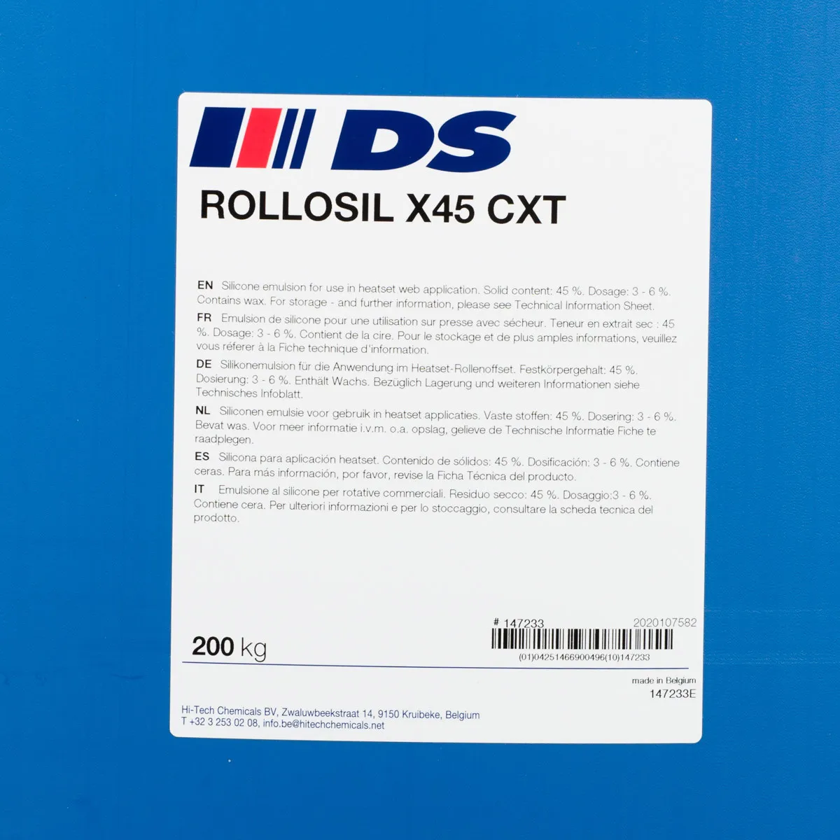 ROLLOSIL X45 CXT 200 kg-silikon 