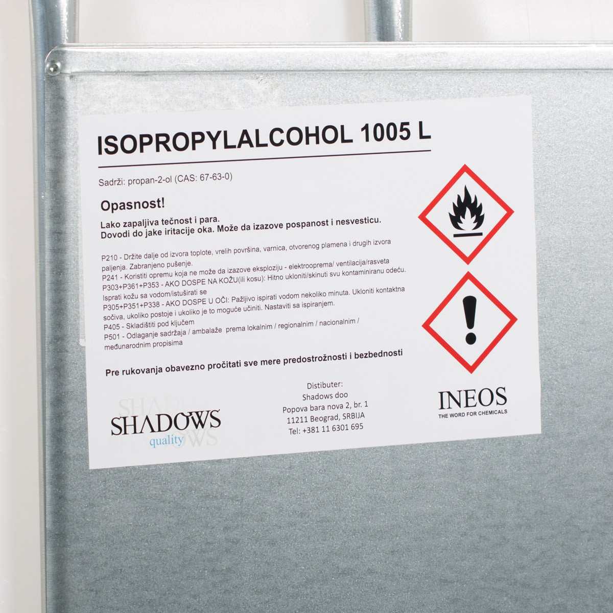 IPA - povratna ambalaža IBC
