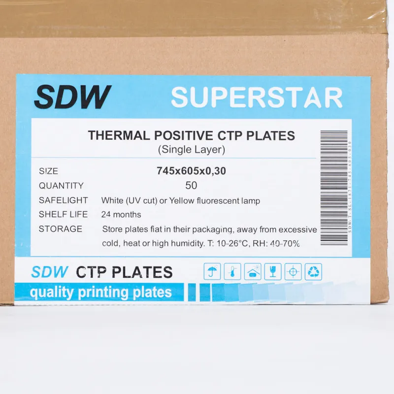 SDW CTP PLATE -single layer 745x605x0,30x50 